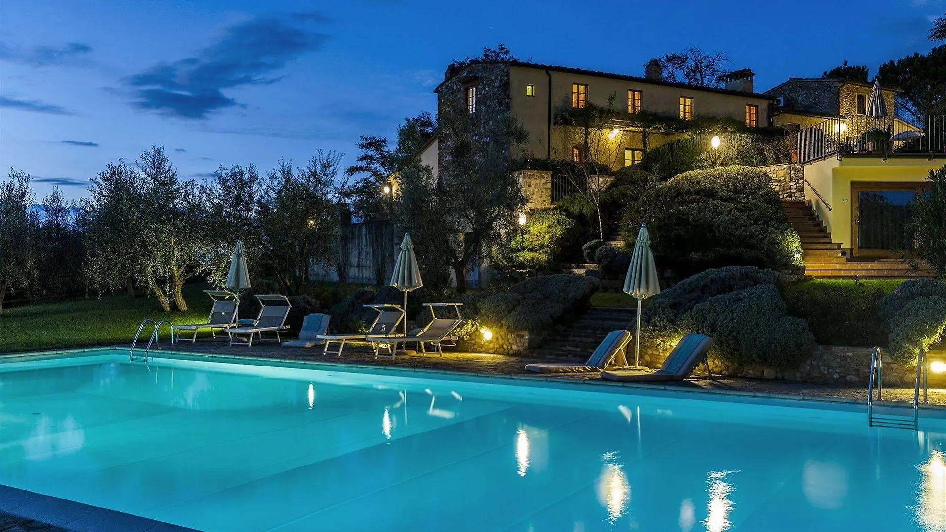 Villa Relais Poggio Borgoni à San Casciano in Val di Pesa Séjour à la ferme